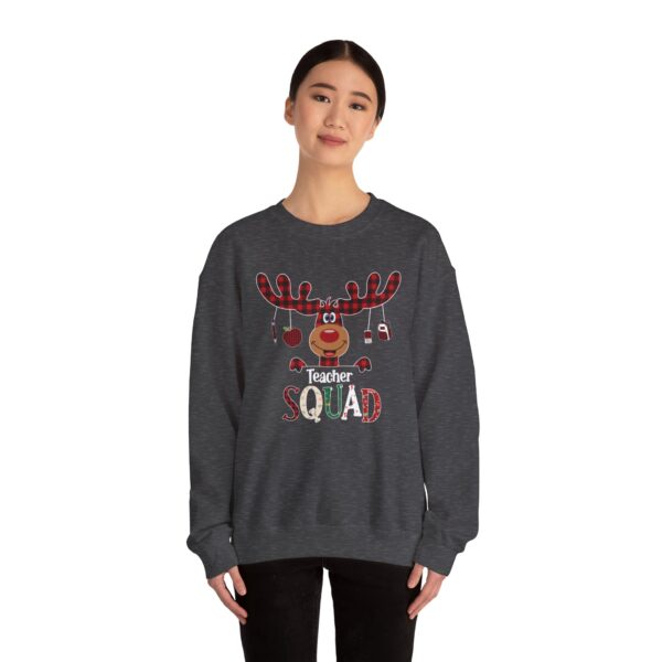 Teacher Squad Holiday Sweatshirt - Image 8