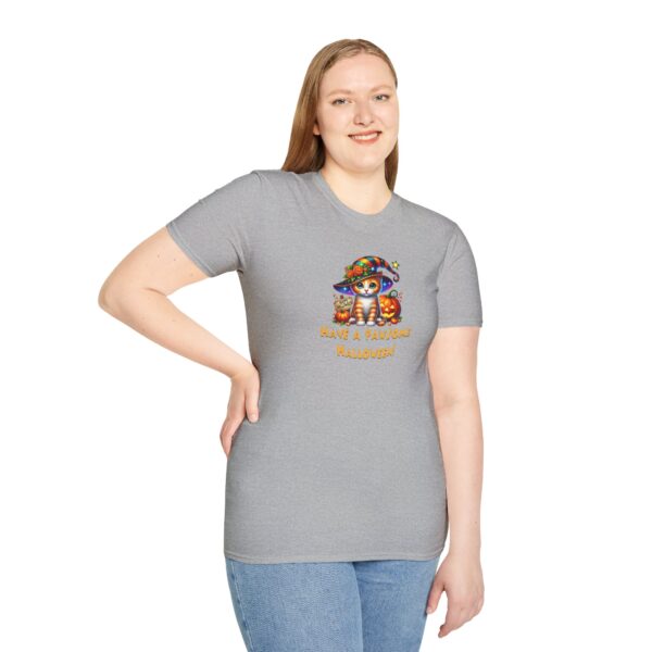 Cute Halloween Cat Tee - Image 6