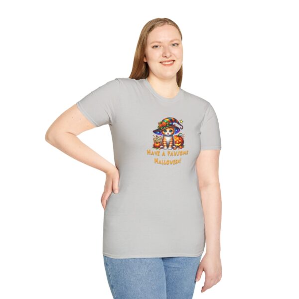 Cute Halloween Cat Tee - Image 42