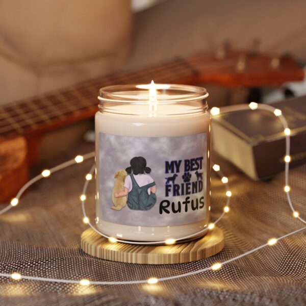 Dog Lover Candle w/child friend - Image 5