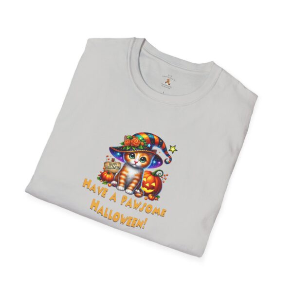 Cute Halloween Cat Tee - Image 41