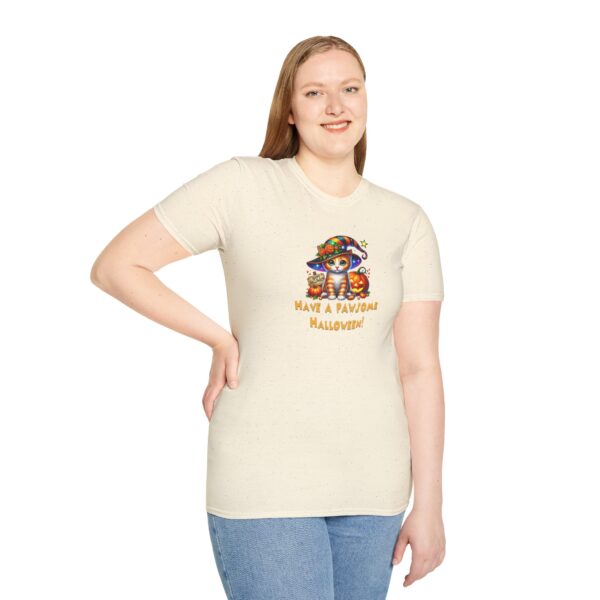 Cute Halloween Cat Tee - Image 66