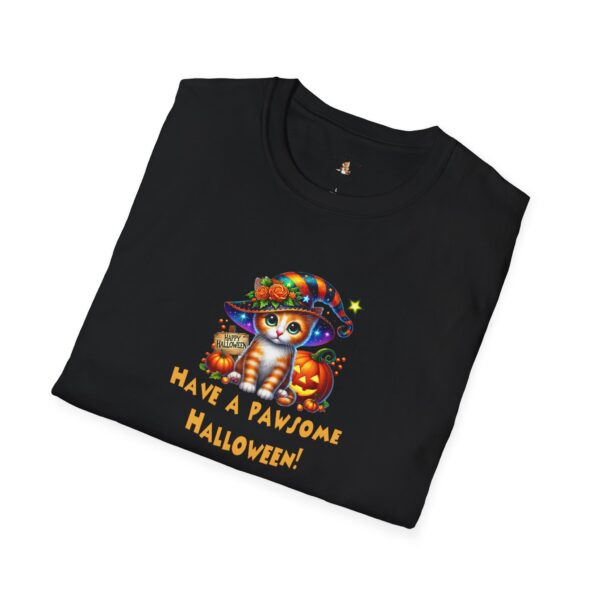 Cute Halloween Cat Tee - Image 17