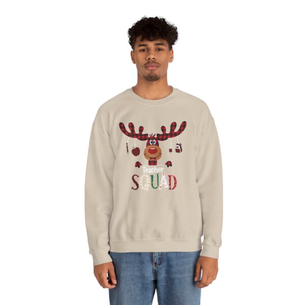 Teacher Squad Holiday Sweatshirt - Image 5