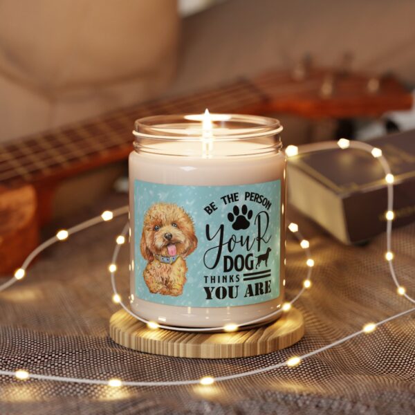 Cute Dog Lover Candle - Image 4