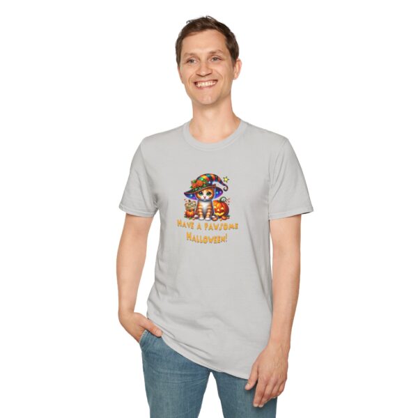 Cute Halloween Cat Tee - Image 44