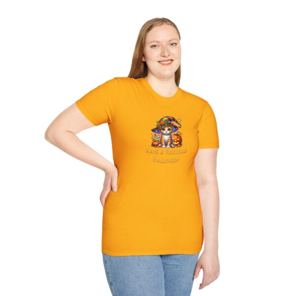 Cute Halloween Cat Tee - Image 54