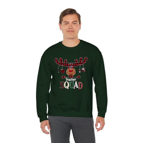 Teacher Squad Holiday Sweatshirt - Image 6