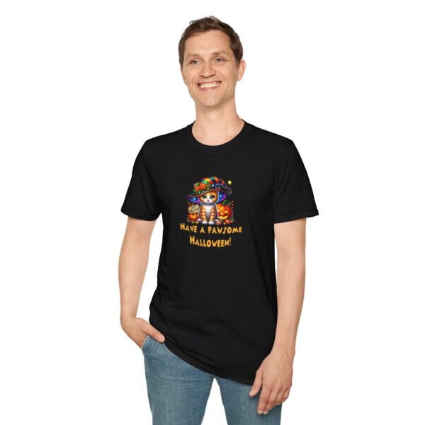 Cute Halloween Cat Tee - Image 20