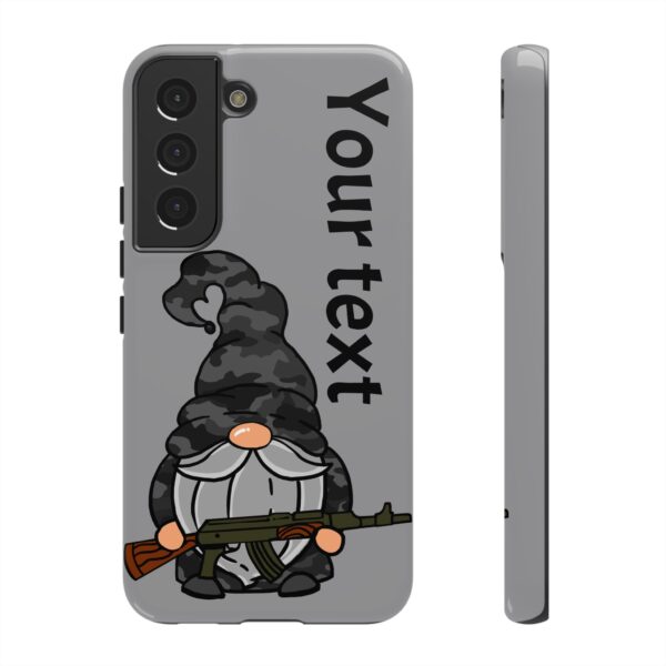 Funny Military Gnome Phone Case - Image 3