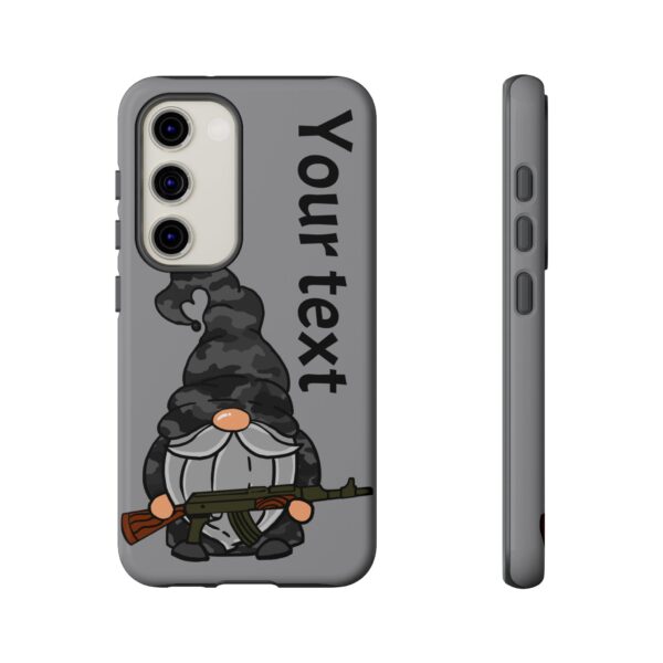 Funny Military Gnome Phone Case - Image 5