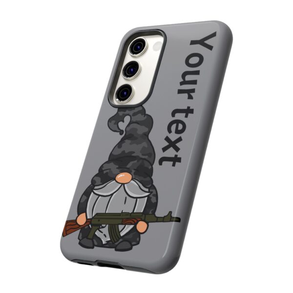 Funny Military Gnome Phone Case - Image 6